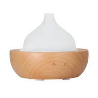 Aroma Aromatherapy Diffuser LED Oil Ultrasonic Air Humidifier Glass Wood Kings Warehouse 