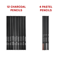 Art Sketch Pencils Oil Drawing Colouring Graphite Charcoal Pencil Set 72pcs/set Kings Warehouse 