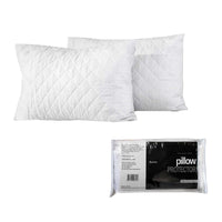 Artex Pair of Cotton Standard Pillow Protectors Kings Warehouse 