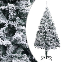 Artificial Christmas Tree LEDs&Ball Set&Flocked Snow Green 400cm Kings Warehouse 