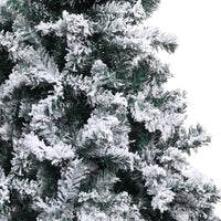Artificial Christmas Tree with Flocked Snow Green 150 m PVC Kings Warehouse 