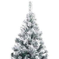 Artificial Christmas Tree with LEDs&Flocked Snow Green 400cm PVC Kings Warehouse 