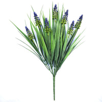 Artificial Dense English Lavender Stem UV Resistant 50cm New Arrivals Kings Warehouse 