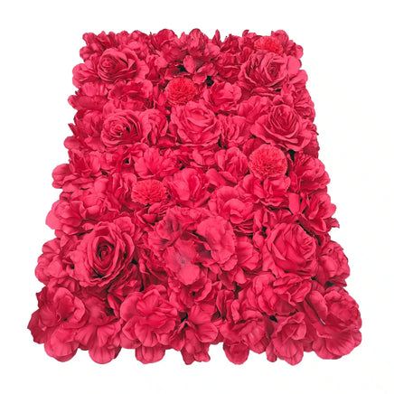Artificial Flower Wall Backdrop Panel 40cm X 60cm Romantic Red Kings Warehouse 