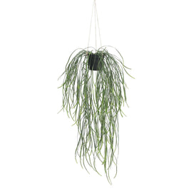 Artificial Hanging Potted Plant (Willow Leaf) 66cm UV Resistant Kings Warehouse 