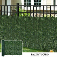 Artificial Ivy Leaf Hedging & Privacy Screen (shade cloth backing) 3m x 1m Roll Kings Warehouse 