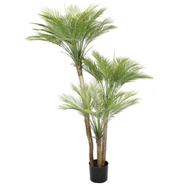 Artificial Parlour Palm Tree 180cm Multi Trunk UV Resistant Kings Warehouse 