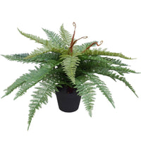 Artificial Potted Fishtail Fern 55cm Kings Warehouse 