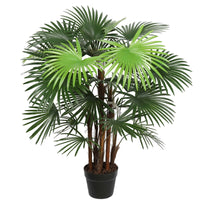 Artificial Wide Leaf Fan Palm Tree 90cm Kings Warehouse 