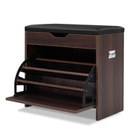 Artiss 12 Pairs Shoe Cabinet Organiser Wooden Storage Bench Stool Living Room Kings Warehouse 