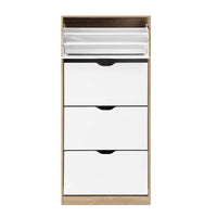 Artiss 48 Pairs Shoe Cabinet Rack Organiser Storage Shelf Wooden Living Room Kings Warehouse 