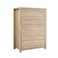 Artiss 5 Chest of Drawers Tallboy Dresser Table Bedroom Storage Cabinet Promotion Kings Warehouse 