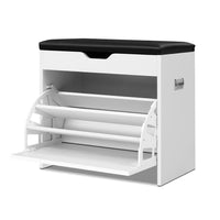Artiss Adjustable 3 Tier Storage Cupboard - White Living Room Kings Warehouse 