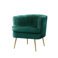 Paris Armchair Lounge Accent Chair Armchairs Sofa Chairs Velvet Green Couch