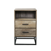 Artiss Bedside Tables Drawers Side Table Nightstand Storage Cabinet Unit Wood Bedroom Kings Warehouse 