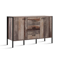 Artiss Buffet Sideboard Storage Cabinet Industrial Rustic Wooden Bedroom Kings Warehouse 