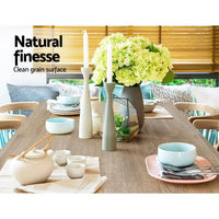 Artiss Dining Table 4 Seater Wooden Kitchen Tables Oak 120cm Cafe Restaurant Dining Kings Warehouse 