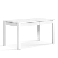 Kings Dining Table 4 Seater Wooden Kitchen Tables White 120cm Cafe Restaurant
