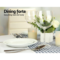 Artiss Dining Table Round 4 Seater Replica Tables Cafe Timber White 90cm Dining Kings Warehouse 