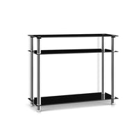 Artiss Entry Hall Console Table - Black & Silver Living Room Kings Warehouse 