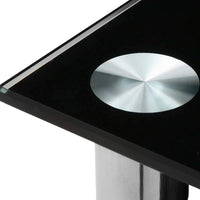 Artiss Entry Hall Console Table - Black & Silver Living Room Kings Warehouse 