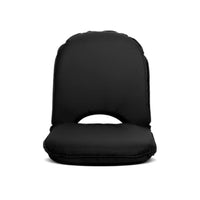 Artiss Foldable Beach Sun Picnic Seat - Black Camping Supplies Kings Warehouse 