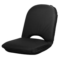 Artiss Foldable Beach Sun Picnic Seat - Black Camping Supplies Kings Warehouse 