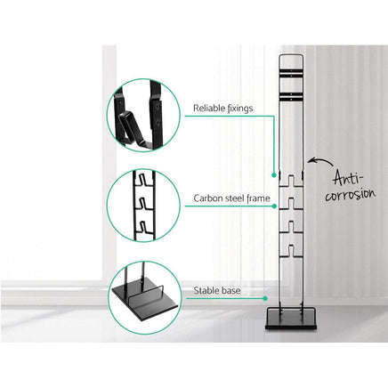 Artiss Freestanding Dyson Vacuum Stand Rack Holder for Dyson V6 V7 V8 V10 V11 V12 Black Kings Warehouse 