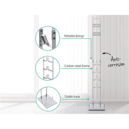 Artiss Freestanding Dyson Vacuum Stand Rack Holder for Dyson V6 V7 V8 V10 V11 V12 Silver Kings Warehouse 