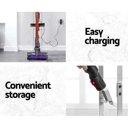 Artiss Freestanding Dyson Vacuum Stand Rack Holder for Dyson V6 V7 V8 V10 V11 V12 Silver Kings Warehouse 