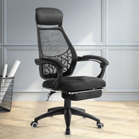 Artiss Gaming Office Chair Computer Desk Chair Home Work Study Black Office Kings Warehouse 