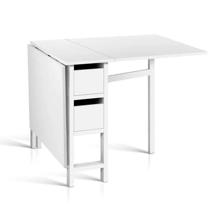 Artiss Gateleg Dining Table Kings Warehouse 
