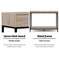 Artiss Hallway Console Table Hall Side Entry Display Desk Drawer Storage Oak Living Room Kings Warehouse 