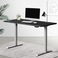 Artiss Height Adjustable Standing Desk Motorised Electric Frame Riser Laptop Computer 120cm Furniture > Office Kings Warehouse 