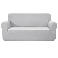 Kings High Stretch Sofa Cover Couch Protector Slipcovers 3 Seater Grey