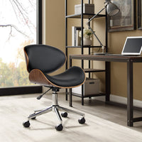 Artiss Leather Office Chair Black Office Supplies Kings Warehouse 