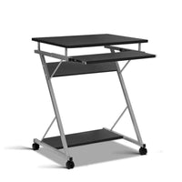 Kings Metal Pull Out Table Desk - Black
