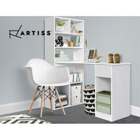 Artiss Office Computer Desk Student Study Table Home Workstation Corner Shelf Office Kings Warehouse 