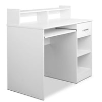 Artiss Office Computer Desk with Storage - White Kings Warehouse 