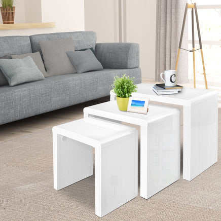 Artiss Set of 3 Nesting Tables Living Room Kings Warehouse 