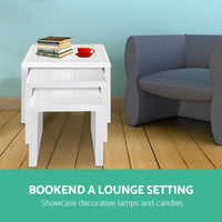 Artiss Set of 3 Nesting Tables Living Room Kings Warehouse 