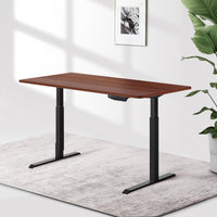 Artiss Standing Desk Sit Stand Table Riser Motorised Electric Frame Riser Dual Motors 140cm Furniture > Office Kings Warehouse 