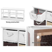 Artiss Storage Bench Shoe Organiser 6 Drawers Chest Cabinet Rack Box Shelf Stool Bedroom Kings Warehouse 