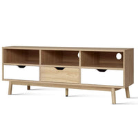 Artiss TV Cabinet Entertainment Unit Stand Wooden Storage 140cm Scandinavian Kings Warehouse 