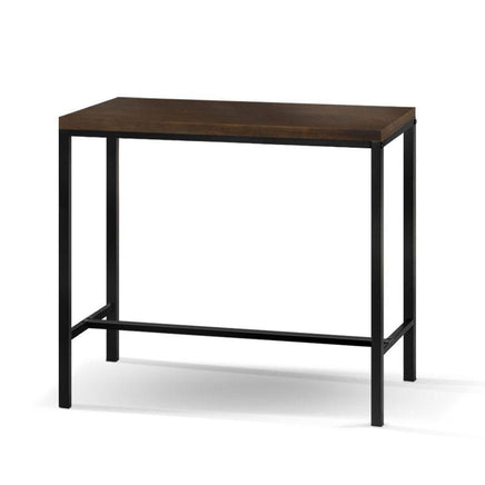 Artiss Vintage Industrial High Bar Table for Stool Kitchen Cafe Desk Dark Brown Kings Warehouse 