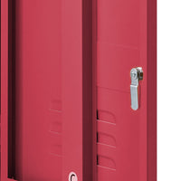 ArtissIn Metal Locker Storage Shelf Filing Cabinet Cupboard Bedside Table Pink bedroom furniture Kings Warehouse 