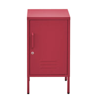 ArtissIn Metal Locker Storage Shelf Filing Cabinet Cupboard Bedside Table Pink bedroom furniture Kings Warehouse 