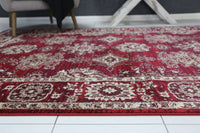 Arya Red Traditional Rug 160x220 cm living room Kings Warehouse 