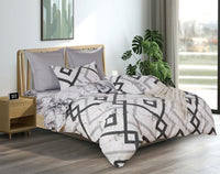Ashwin Super King Size Quilt Doona Duvet Cover Set Kings Warehouse 
