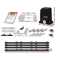 Auto Electric Sliding Gate Opener 1000KG 4M Rails Kings Warehouse 
